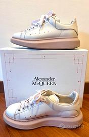 Scarpe Alexander McQueen donna 38,5 – bianco/rosa