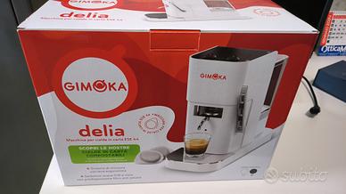 Delia macchina da caffè Gimoka colore nero a cialde ESE + 50 cialde