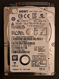 Hard Disk HDD Computer 2,5" 7200 RPM SATA