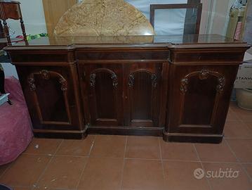 Credenza, Servante antica stile inglese Vittoriana