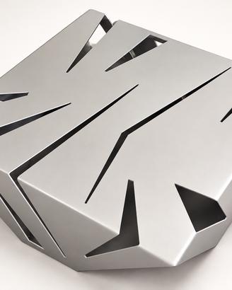 Tavolino basso salotto design moderno in metallo