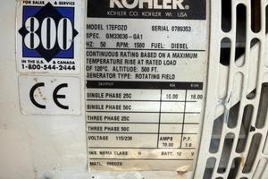 Gruppo ellettrogeno marino Kohler 16 kw