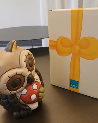 Thun gufo fungo in ceramica