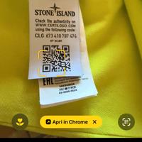 Polo Stone Island originale nuovo senza cartellino