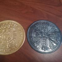 sottotazza, sottobicchieri, replica monete antiche