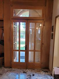 porta interna in vetro anni 70