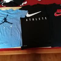 3 t shirt jordan e nike originali tg. S