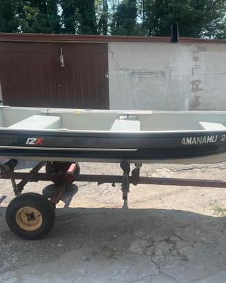 Barca da pesca in alluminio tipo Canadian