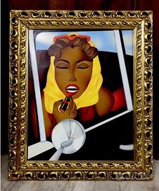 Kino MISTRAL   MAKE UP LAST MINUTE Dipinto su tela