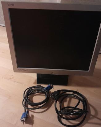 Monitor Captiva TFT-LCD 17" pollici FUNZIONANTE