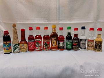 Collezione 13 Mignon liquore vintage Italiane