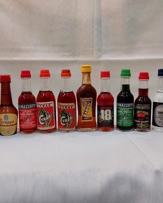 Collezione 13 Mignon liquore vintage Italiane