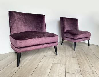 Coppia di poltrone in stile francese