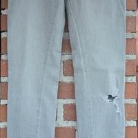 Jeans Calvin Klein grigi strappati S