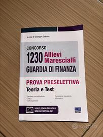 Libro concorso marescialli guardia di finanza