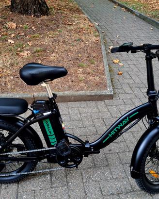 Bici Elettrica Pieghevole Hitway 20" Fat Bike