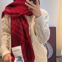 BURBERRY 25 Nuova "Sciarpa Lunga a Quadri" in Ross