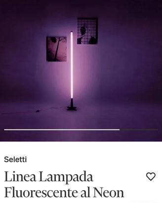 lampada fluorescente al neon