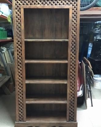 libreria in teak 