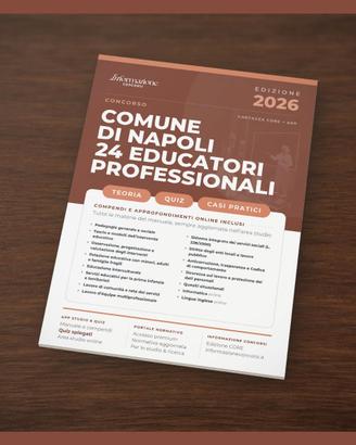 Manuale Concorso Napoli 24 Educatori Core