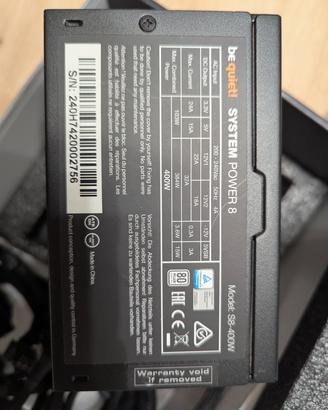 Alimentatore PC ATX 80 Plus 400W