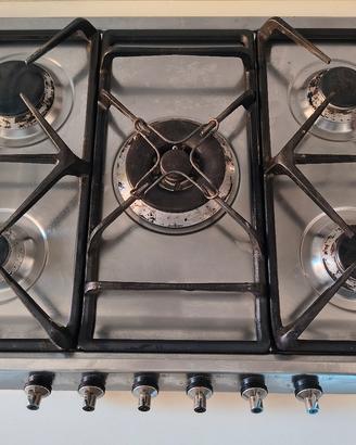 piano cottura Smeg gas 5 fuochi
