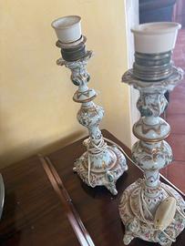 coppia lumi in capodimonte - coppia sedie