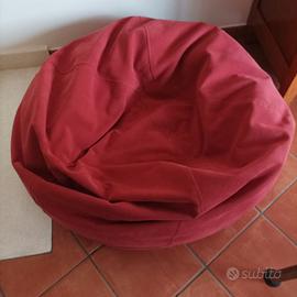 Poltrona Pouf in Alcantara