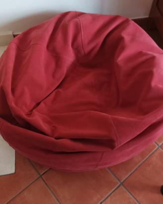 Poltrona Pouf in Alcantara