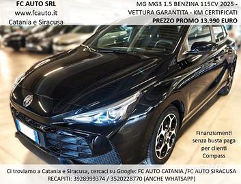 MG MG3 1.5 2025 -PARI AL NUOVO