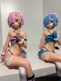 Set 2 Action Figure Ram & Rem - Re:Zero
