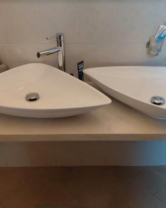 mobile bagno con 2 lavabi