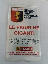 44 pacchetti figurine calcio Genoa + 6 Samp 19-20