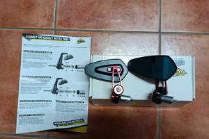 specchietti su manubrio