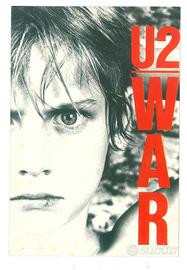 Cartolina pubblicitaria del gruppo musicale u2