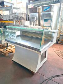 vetrina frigo carrellata per mercatini usata