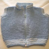 GILET BAMBINI 2-4A, FATTO A MANO, IN LATA, AI FERR