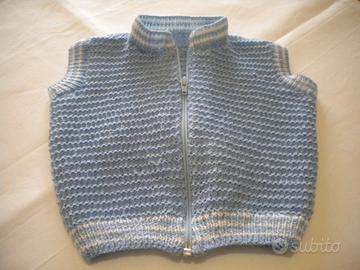 GILET BAMBINI 2-4A, FATTO A MANO, IN LATA, AI FERR