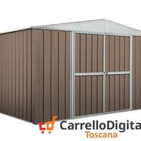 Box in lamiera di Acciaio 360x260cm 9mq tortora