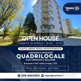QUADRILOCALE CON POSTO AUTO E CANTINA A BUSSERO