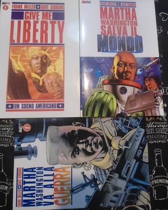 FUMETTI MARTHA WASHINGTON trilogia completa