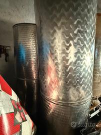 Botti in acciaio inox per vino