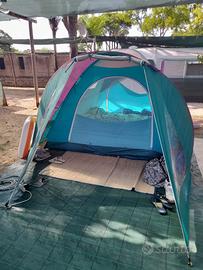 Tenda e verdanda da campeggio