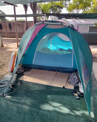 Tenda e verdanda da campeggio