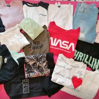Lotto abbigliamento ragazza 10 - 13 anni 25 pezzi 