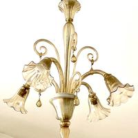 Lampadario Murano in vetro anni 20 originale