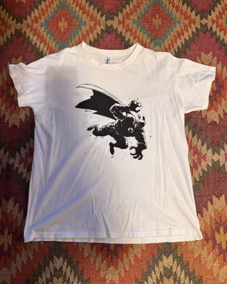 T-Shirt Rat-Man di Leo Ortolani Bianca – Taglia M
