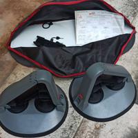 Portasci/snowboard magnetico con chiave