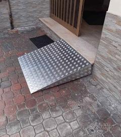 Rampa in alluminio anodizzato 30/10 bugnato