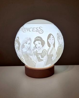 Lampada Led Principesse Disney